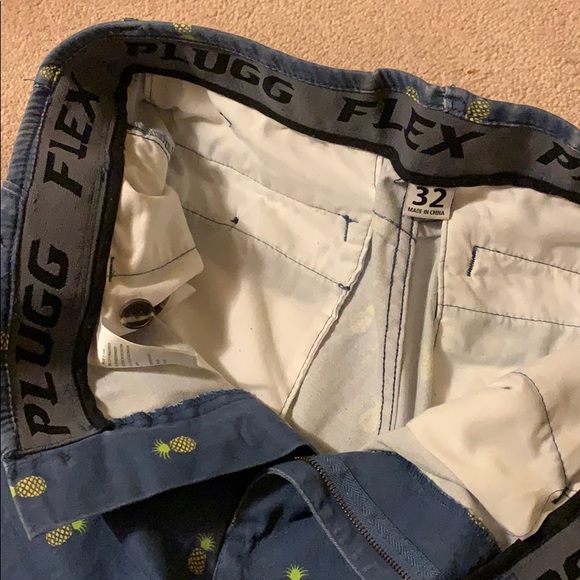 Plugg Flex Pineapple Shorts-Size 32 - Picture 4 of 5